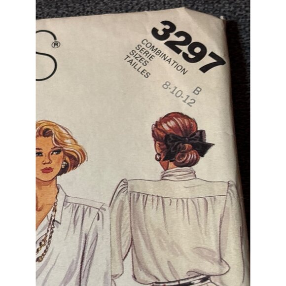 McCalls 3297 Womens Skirt Sewing Pattern Size 8 10 12 1987 Vintage Uncut - Picture 2 of 5